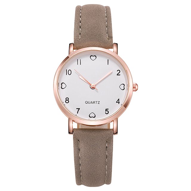 Clearance Sale Sfonq Womens Watches Women's Watch Digital Dial Quartz Leather Wristband Gift Suitable For Women And Girls Mothers Day Gift for Grilfriend Gray Buy 2 Save 10%