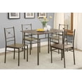 thumbnail image 1 of Comedor De 4 Sillas Anna - Elite Furniture TJ-MX - Importación Coaster Anna 5-piece Set Dark Bronze, 1 of 5