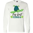 thumbnail image 3 of Inktastic Key West, Florida Happy Sea Turtle Long Sleeve T-Shirt, 3 of 5