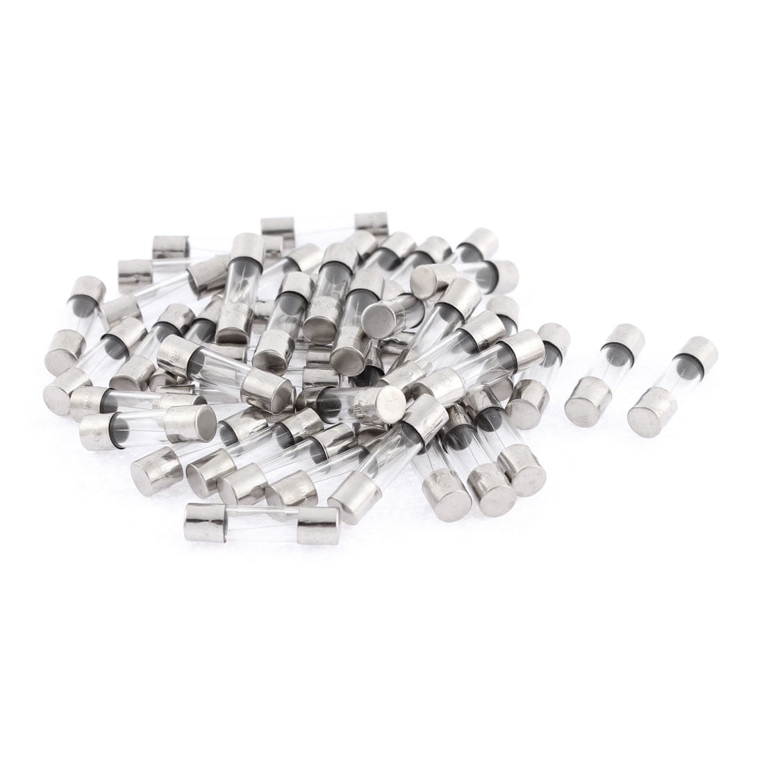 250V 2A Fast Quick Blow Glass Tube Fuses 6mm x 30mm 50 Pcs by Houseuse 