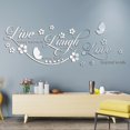 thumbnail image 2 of Coofit Acrylic Mirror Wall Sticker: Floral Butterfly Wall Art Mural Wall Decal for Home, 2 of 7