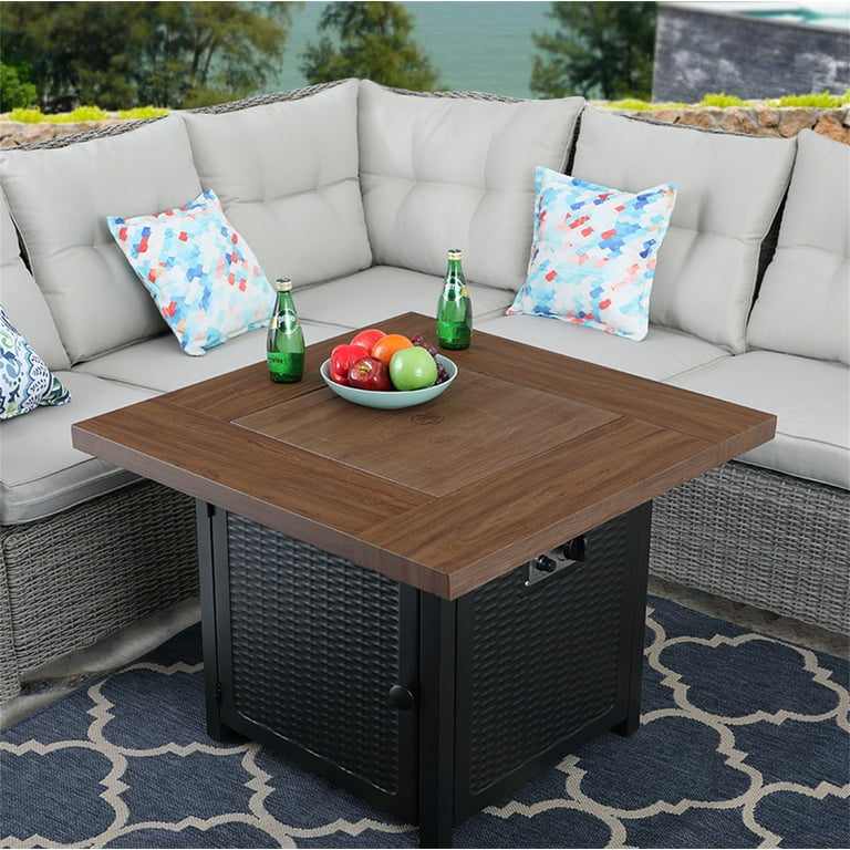 MF Studio Gas Fire Pit Table, 34 MF Studio Gas Fire Pit Table, 34