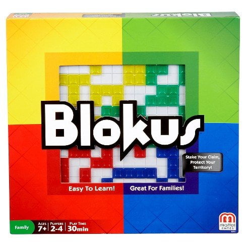 Juego de mesa Mattel Blokus Game for Family Strategy