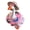 Pink, variant on Summer Desk Goose Outfits Set for 7 Inch Mini Goose, Hawaiian Costume with Straw Hat, Sunglasses & Swim Ring, Cute Geese Clothes Accessories for Office Home Party Table Decor
