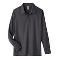 thumbnail image 4 of CORE365 CE112L Men's Fusion ChromaSoft™ Long Sleeve Pique Polo-Carbon-2XL, 4 of 5