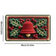 thumbnail image 3 of Christmas Rug | Holiday Floor Mat | Festive Doormat for Entryway, Living Room, Kitchen & Bathroom Decor | Soft Polyester Indoor Mat | 35x23 Inch, 3 of 6