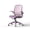 Purple, variant on Modern Ergonomic Mesh Office Chair with Aluminum Base & Flip-Up Arms, Breathable Executive Task Chair for Guest & Manager Office, Blue