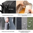 thumbnail image 4 of Travel Tech Organizer, Waterproof Tech Bag, Accessories Organizer Travel Carrying Case, Organizer Bag for Cables, Cord, Phone Batteries, Charger,Photography SD Card, Black, 4 of 5