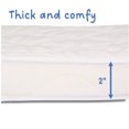 First Essentials Baby Cradle Mattress Oval 19" x 31" Foam