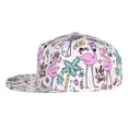thumbnail image 3 of Fotbe Summer with Flamingo Flat Bill Visor Cap Classic Snapback Hat Polyester Foam Trucker Hat Trucker Cap Adjustable Baseball Cap, 3 of 9