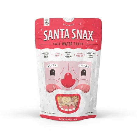 Taffy Shop Santa Snax, Salt Water Taffy (7oz)