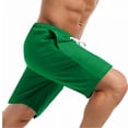 thumbnail image 4 of Simua Men's Solid Color Quick Dry Swim Trunks | Built-In Liner Multi-Pocket Elastic Drawstring Waist Beach Shorts for Summer Water Sports Casual Wear, 4 of 5