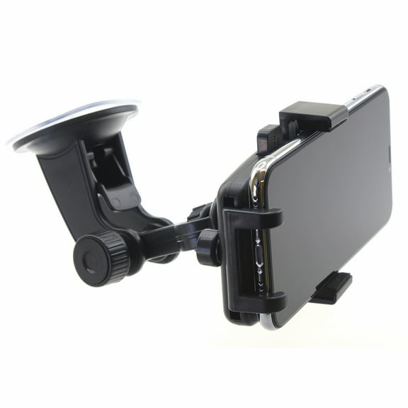 Windshield Car Mount for REVVL V Plus 5G Phone - Holder Glass Cradle Swivel Dock Compatible With T-Mobile REVVL V 5G