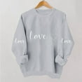 thumbnail image 2 of Womens Valentine’S Day Sweatshirts Long Sleeve Shirts Tops Love Heart Pullover Shirts Fashion Crewneck Tunics Tops, 2 of 6