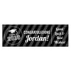 Personalized 2018 Graduation Banner, Black