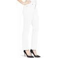 thumbnail image 2 of Bandolino Women's Amy Modern Straight Leg Tummy Slimming Stretch Jeans (White, 16), 2 of 3
