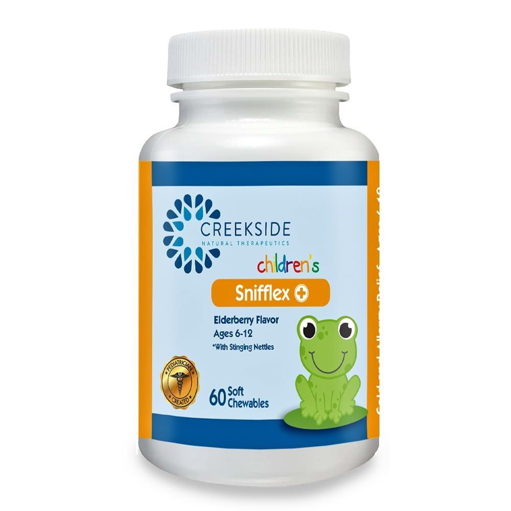 Creekside Natural Therapeutics Snifflex Plus, Cold & Allergy Chewables