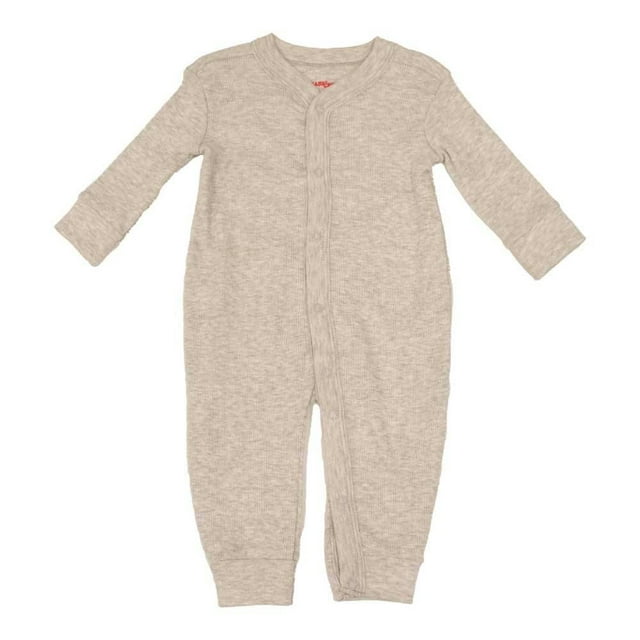 Mameluco Baby Creysi Niño Diseño Liso Gris 1 Pieza Talla 18 M