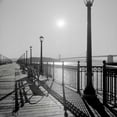 thumbnail image 2 of Blaustein, Alan 26x26 Black Ornate Wood Framed with Double Matting Museum Art Print Titled - Broadway Pier - 20, 2 of 4