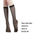 thumbnail image 2 of SnnmBlm Sheer Compression Socks for Women 15-20 mmHg - Support Hose Knee High White 8 Pairs, 2 of 3