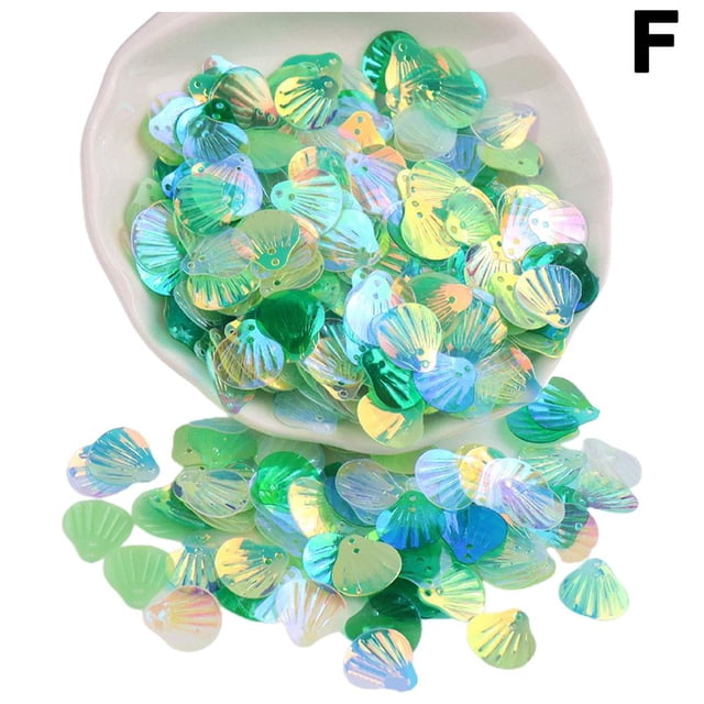 Dongzhur Mermaid Glitter Flakes, 13mm Scale, 180x