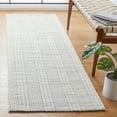 thumbnail image 3 of SAFAVIEH Marbella Ibrahim Striped Area Rug, Light Grey/Beige, 4' x 6', 3 of 10