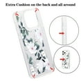 thumbnail image 2 of Soft Case Compatible with iPhone 16 Pro, Clear Floral Pattern Print Design Flexible TPU Shockproof Slim Cover for Women Girls, Flower Protective Phone Case for iPhone 16 Pro, Flower-B, 2 of 10