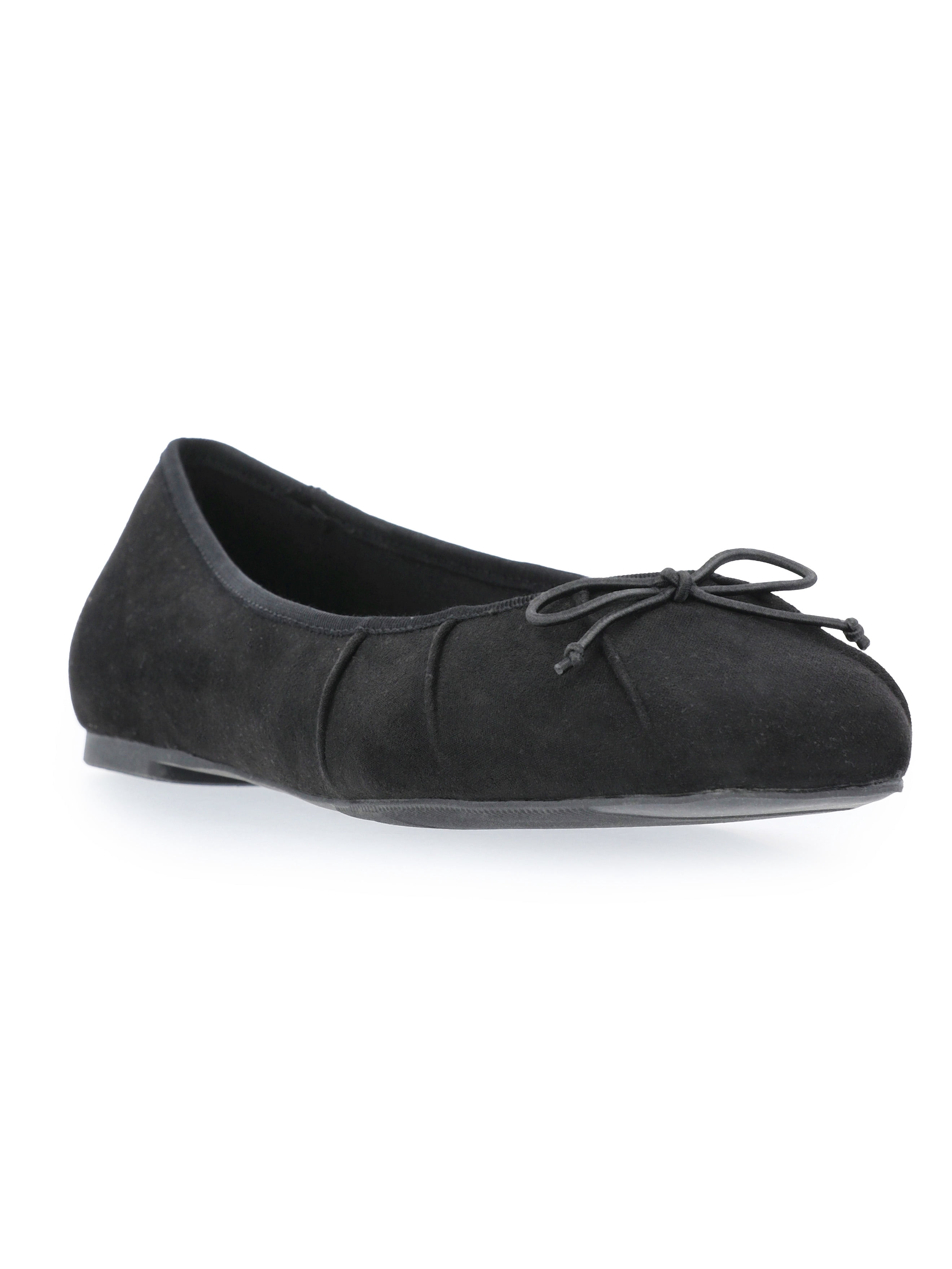 Time and Tru Women's Pleated Ballet Flats