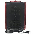 thumbnail image 3 of Comfort Zone Portable Electric Freestanding Tabletop Fireplace Space Heater, Red, 3 of 9