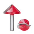 thumbnail image 4 of Wood Router Bit 8mm Shank V Shape 3D Engraving Bit 90 Degree Carbide End Mill Diameter 22 32mm Woodworking Milling Cutter-8x32mm 90D, 4 of 5