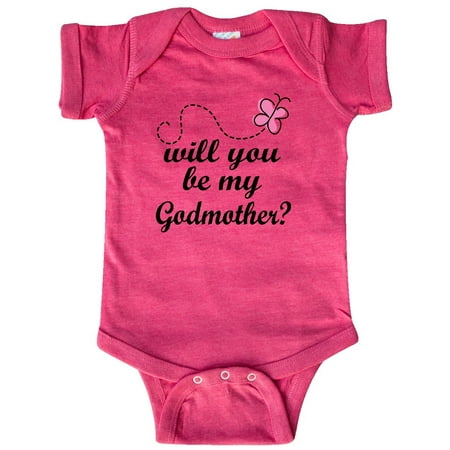 

Inktastic Godmother Proposal Baby Girl Gift Baby Girl Bodysuit