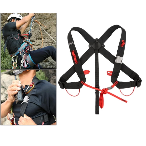Arnés de seguridad portátil para , cinturones, arnés de ligero y fuerte para , en roca, extinción de incendios Actualización negra DYNWAVEMX Subir arnés de seguridad
