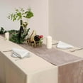 thumbnail image 2 of Efavormart 12" x 107" Mauve Premium Velvet Table Runner For Wedding Party Decor, 2 of 6