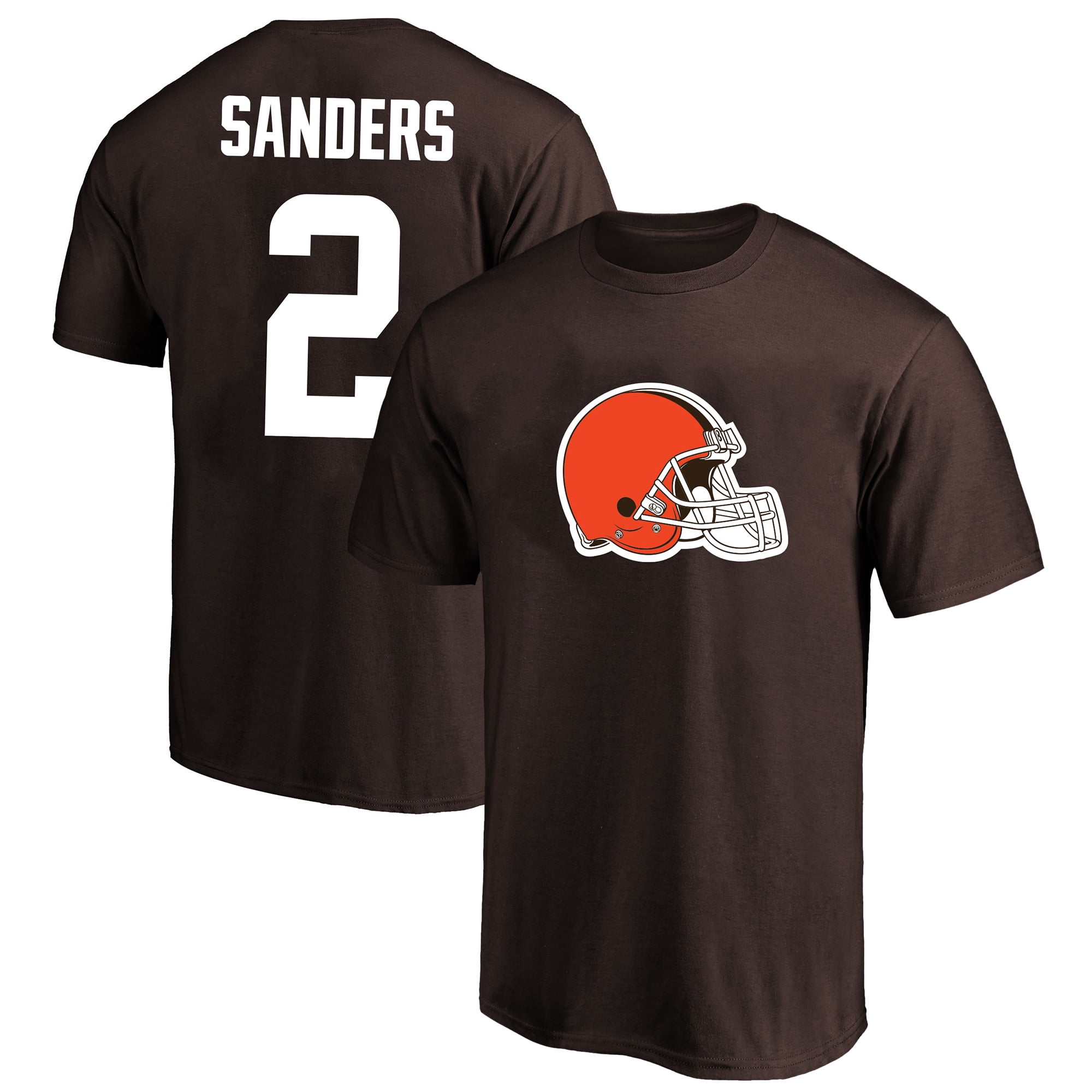 Men's Fanatics Shedeur Sanders Brown Cleveland Browns Big & Tall Player Name & Number T-Shirt