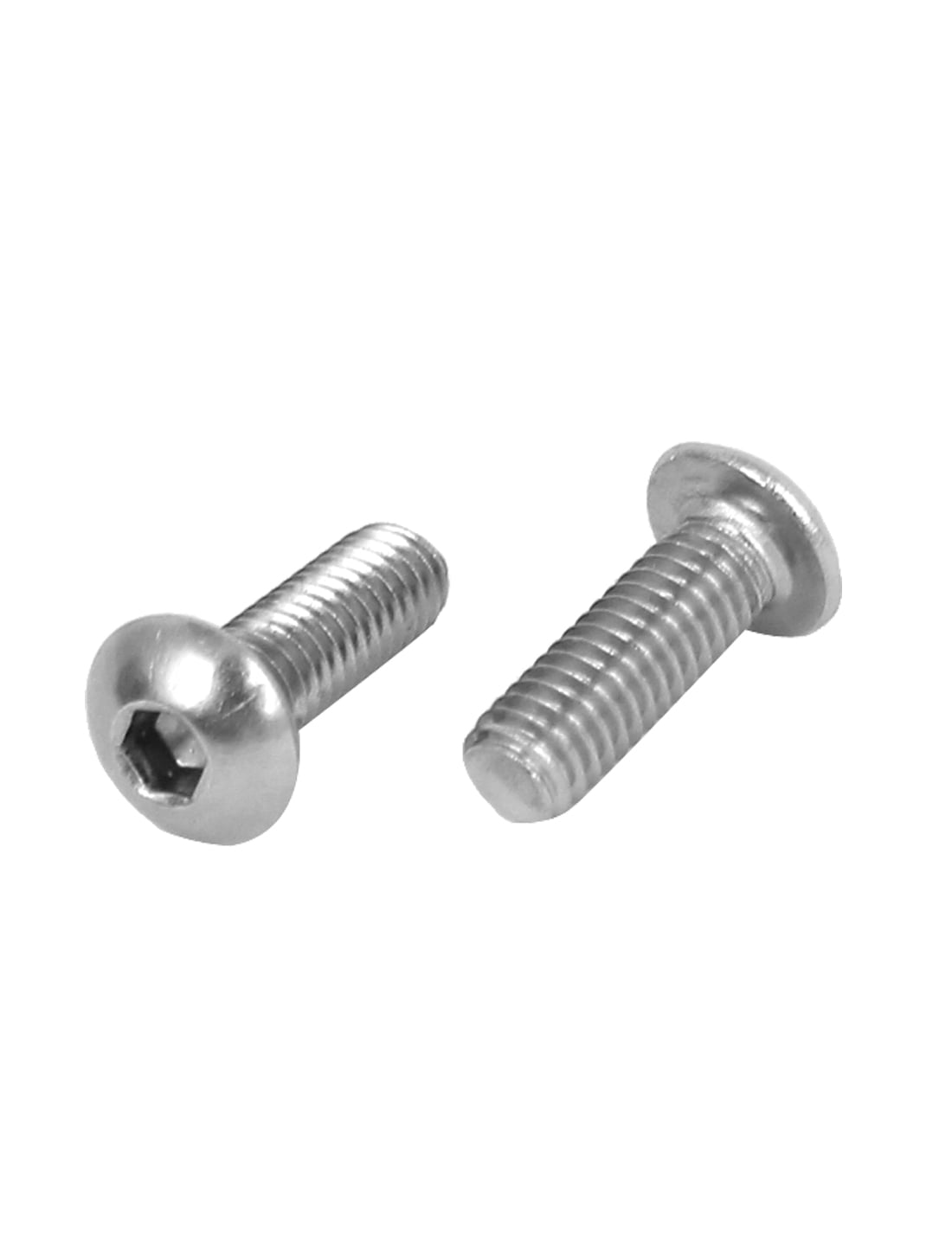 A2 STAINLESS SOCKET BUTTON HEAD SCREWS WITH FREE NYLOC NUTS M4 STEEL HEX