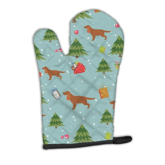 Christmas English Cocker Spaniel Oven Mitt