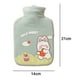 thumbnail image 2 of Bolsa de agua caliente cuadrada extraíble y lavable, linda bolsa de agua caliente de tela de peluche para niña, 2 of 5