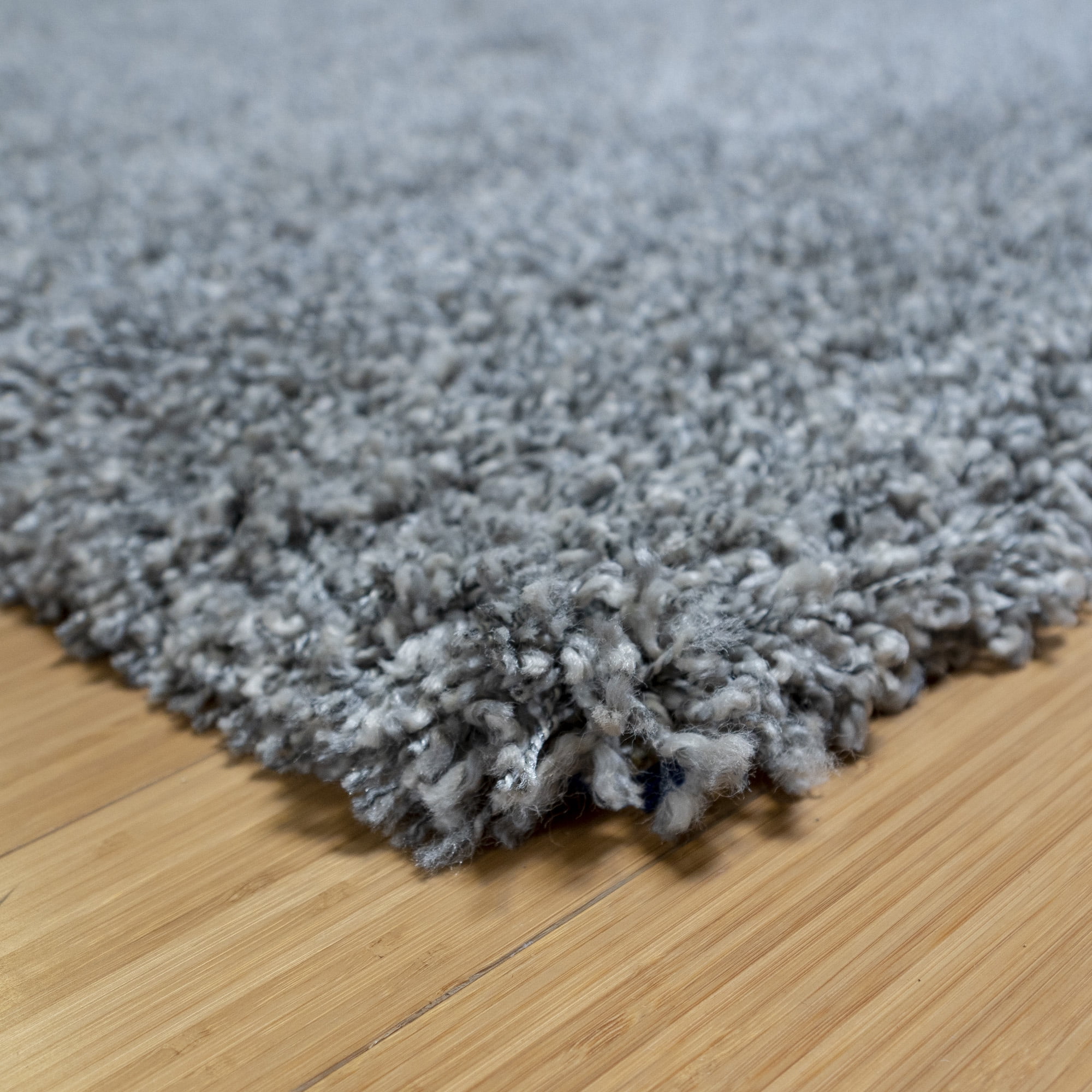 Gertmenian Ultimate Shag Solid Color Smoke Indoor Area Rug, 8x10