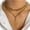 F-Gold, variant on Chunky Gold Necklace Statement Necklace for Women Gold Choker Necklace Cuban Link Necklace Snake Chain Trendy Necklace for Women 2025