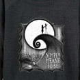 thumbnail image 3 of The Nightmare Before Christmas - Simply Meant To Be - Women's Lightweight French Terry Long Sleeve Shirt, 3 of 5