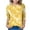 Yellow, variant on HAOTAGS Girls Boys Graphic Pirnt T-shirts Tie Dye Print 3/4 Sleeve Tee for Summer Blue Size 5 Years