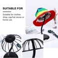 thumbnail image 3 of CIMAXIC Black Iron Hat Display Rack for Store or Home Use Elegant Design Durability 1pc,7.87"X6.69"X5.71", 3 of 4