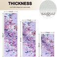 thumbnail image 4 of Purple Butterfly Flower Pattern Kitchen Rugs Sets Of 3,Kitchen Runner Rugs Non Skid Washable,Decorative Kitchen Floor Mats for Kitchen,Sink,Laundry,17"x30"+ 17"x47" + 17"x59", 4 of 6