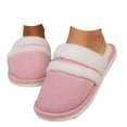 thumbnail image 4 of YLYL Men's Women's Fuzzy Scuff Slippers with Anti-Skid Rubber Sole Indoor and Outdoor Slippers, 4 of 9