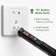 thumbnail image 4 of Voltage Tester With Led Digital Display, Dual Range 12-1000v Ac/48-1000v Ac, Non-contact Electrical, 4 of 5