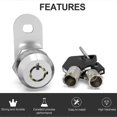 thumbnail image 2 of 6 Pack Upgraded Cam Lock RV Storage Locks, Keyed Alike 5/8 Inch Cabinet Locks for RV Storage Door To, 2 of 5