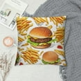 thumbnail image 2 of RUIYC Fries Cushion Cover Giant Beach Pillowcase Fun Creative Throw Pillow Cover, 2 of 5