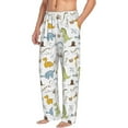 thumbnail image 2 of Xecao Dinosaur Men's Straight Lounge Pajama Pants: The Ultimate in Comfortable Sleepwear, 2 of 9
