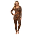 thumbnail image 2 of Spooky Halloween Matching Family PJs Pajamas Set, Pumpkin Ghost Long Sleeve Tops and Pants Lounge Sleepwear Set, 2 of 6