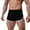 Black, variant on IWRICH Men's Booty Boxer Short Low Rise Split Side Workout Gym Shorts Yellow XL